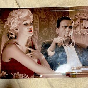 marilyn monroe metal poster